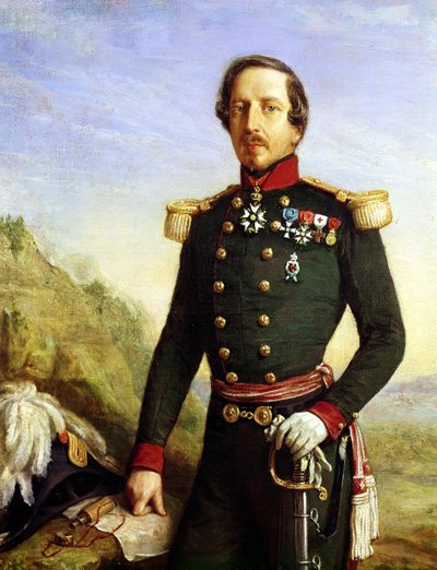 Portrait of Napoleon III (detail) by Felix Francois Barthelemy Genaille